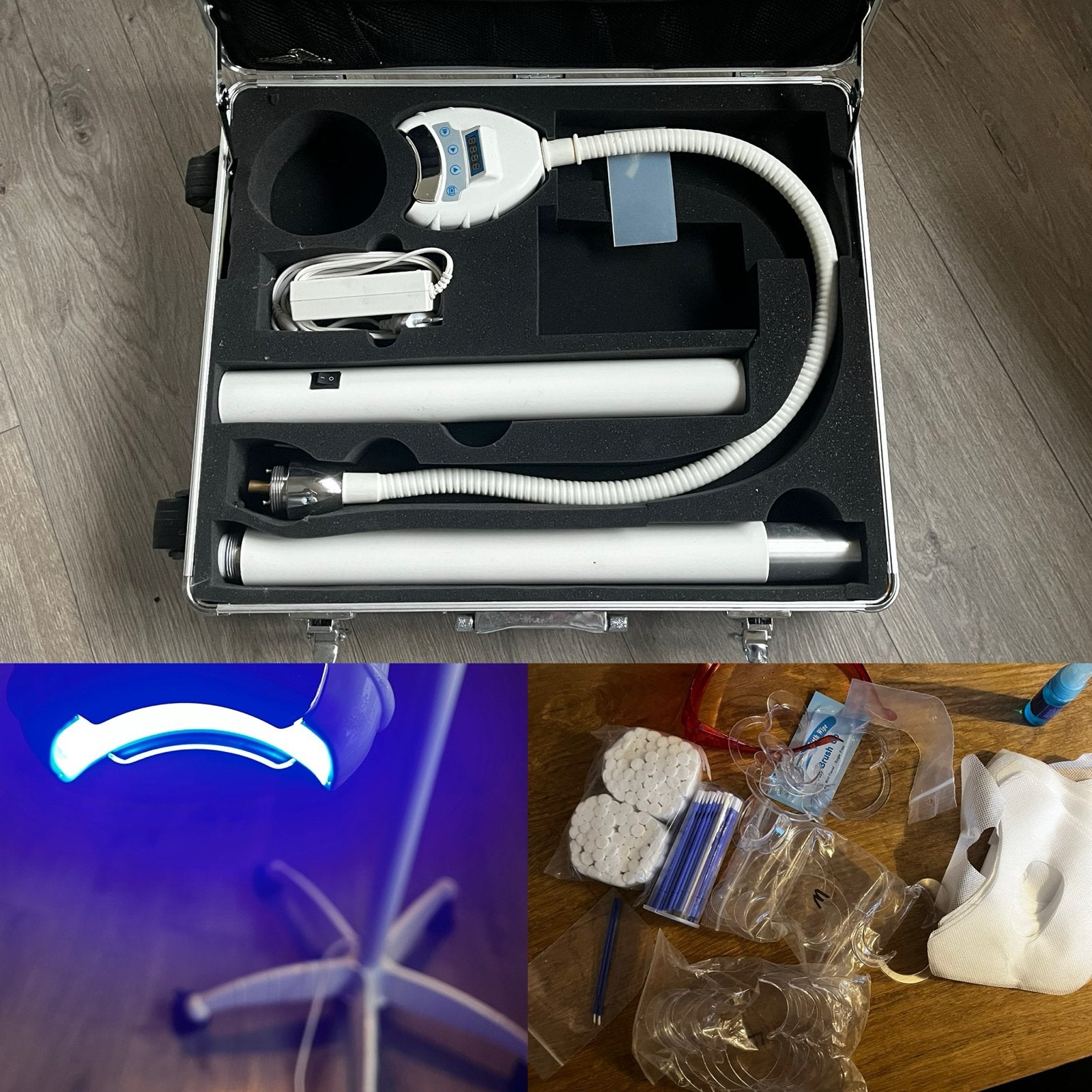 Professionele Tandenbleekset met LED-lamp salon, Ophalen of Verzenden, Zo goed als nieuw, Overige typen