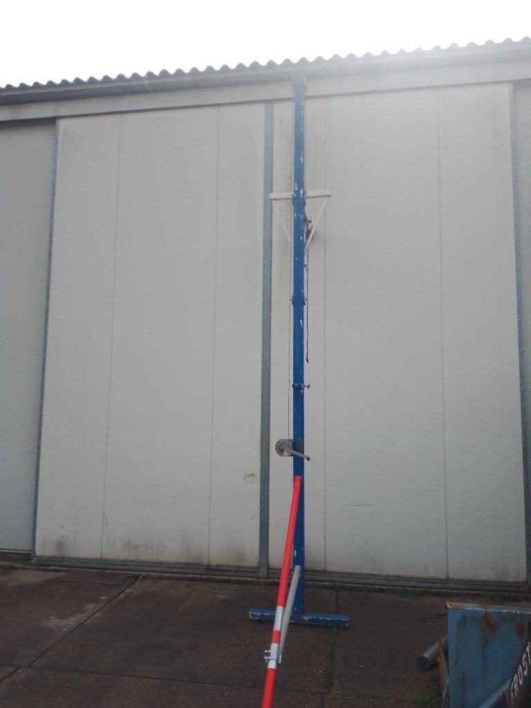 skyworks gevel hef steiger 4.7m, Doe-het-zelf en Verbouw, Ophalen, Gebruikt, Gevelsteiger, 2 tot 5 meter