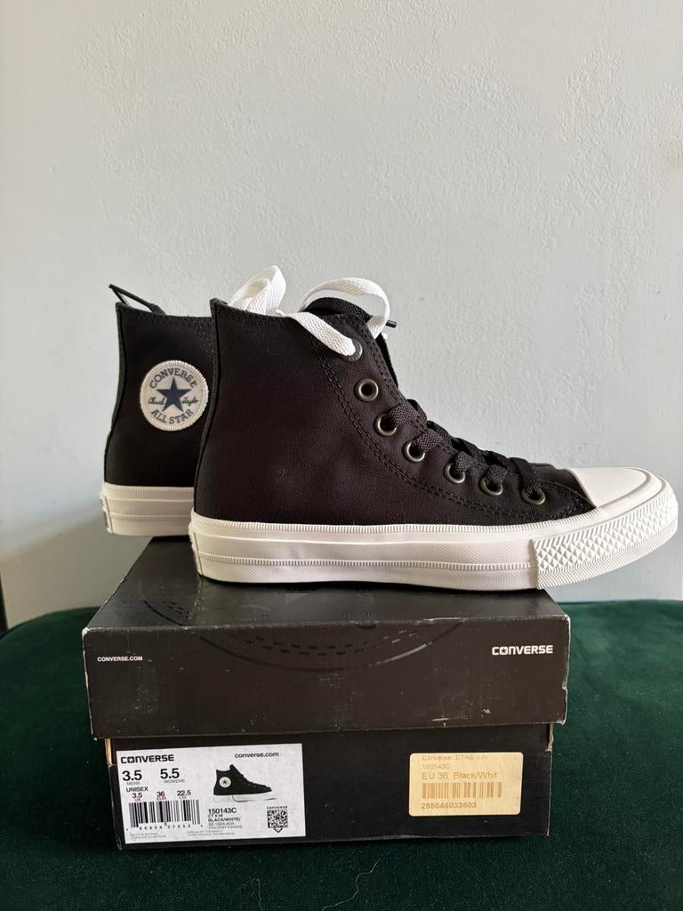 Black converse shoes, Zwart, Boots, Nieuw, Ophalen of Verzenden