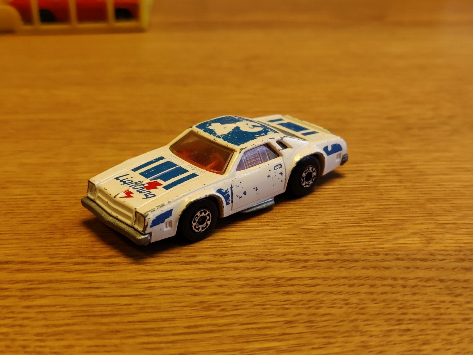 Matchbox Chevy Pro Stocker WIT, Ophalen of Verzenden, Zo goed als nieuw, Auto