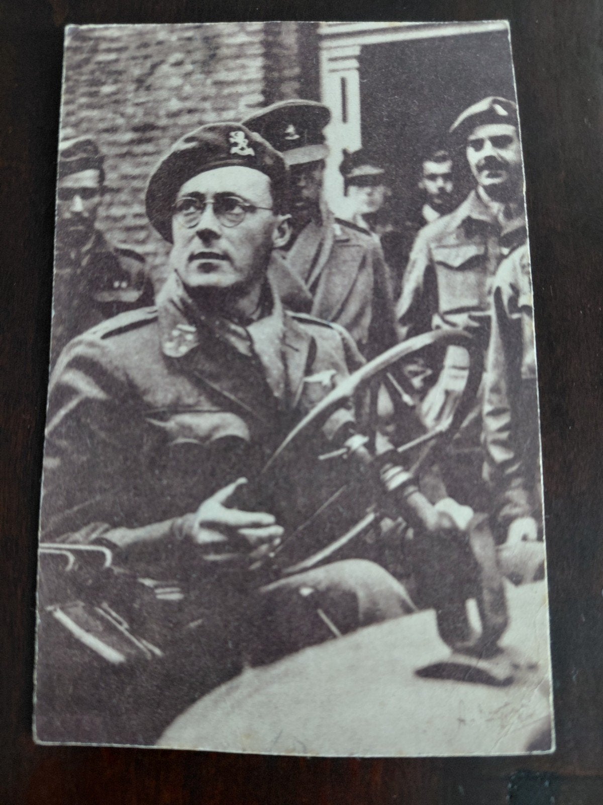 Prins Bernhard in legeruniform, Ophalen of Verzenden, Gebruikt, Nederland, Kaart, Foto of Prent