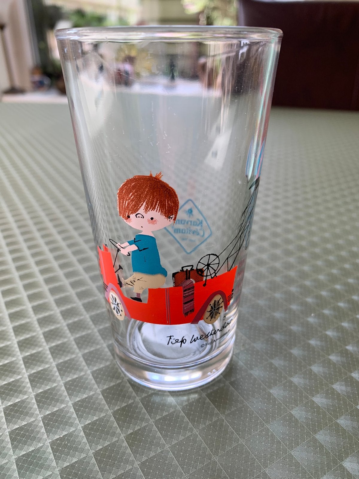 Pluk v/d Petteflet glas en beker (Melamine), Huis en Inrichting, Keuken | Servies, Ophalen of Verzenden, Zo goed als nieuw, Overige stijlen