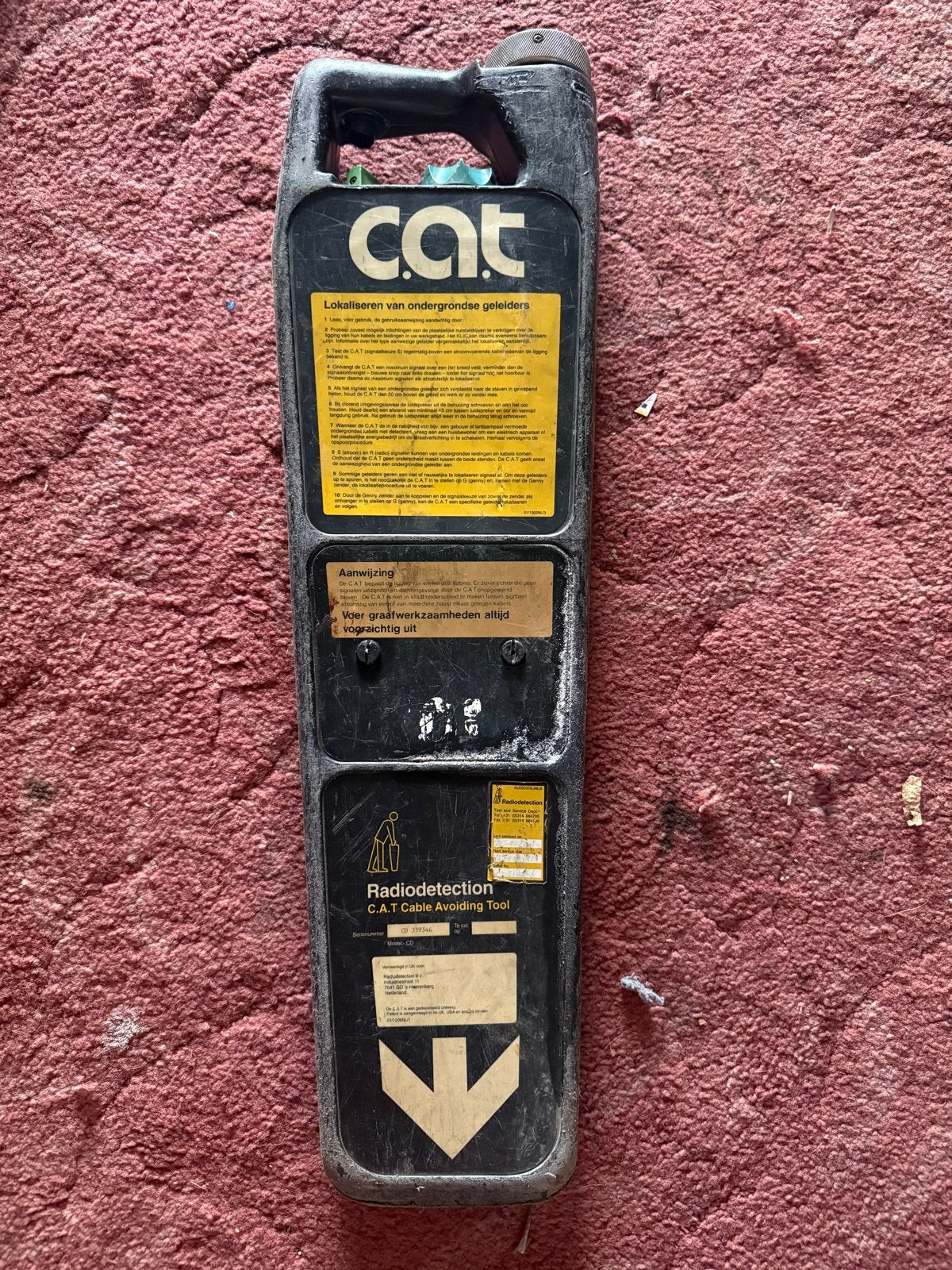 C.A.T. Kabelzoeker-Leidingzoeker Radiodetection, Doe-het-zelf en Verbouw, Ophalen of Verzenden, Gebruikt, Overige meters