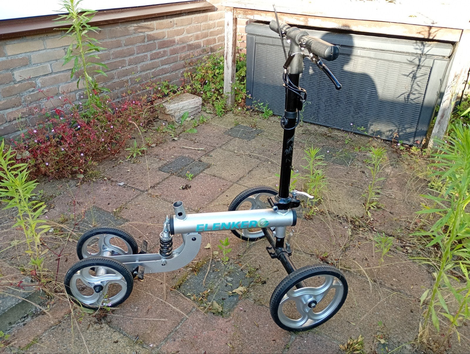Knie rollator voor loop of loop, Diversen, Rollators, Gebruikt, Opvouwbaar, Ophalen