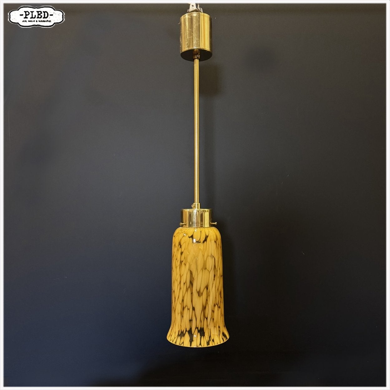 Vintage pendellamp Lamp Hanglamp, Huis en Inrichting, Ophalen, Gebruikt, Vintage Midcentury, E27 (groot)
