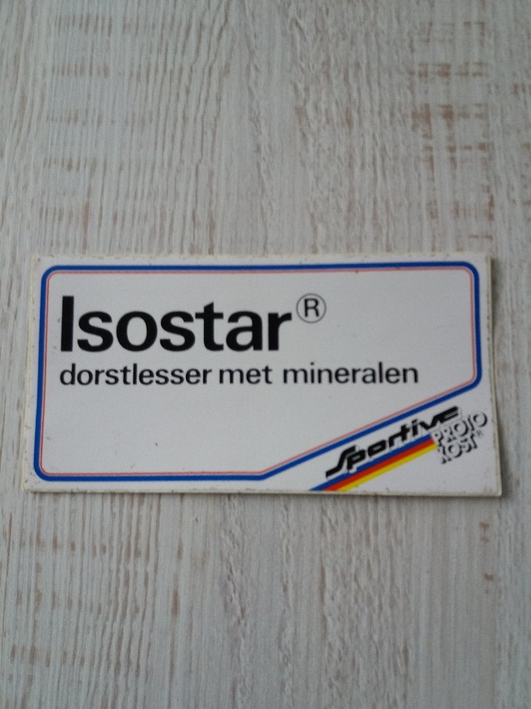 sticker Sportive PROTO KOST Isostar dorstlesser met minerale, Ophalen of Verzenden, Zo goed als nieuw, Overige typen