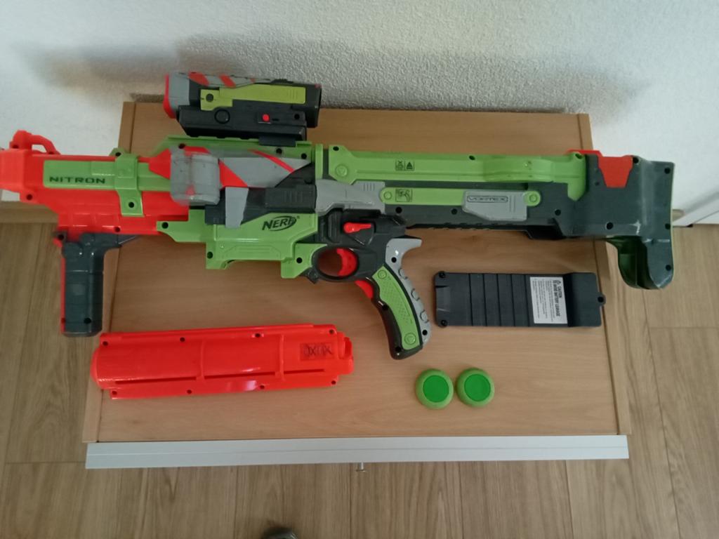 Nerf Nitron Vortex met vizier, Ophalen