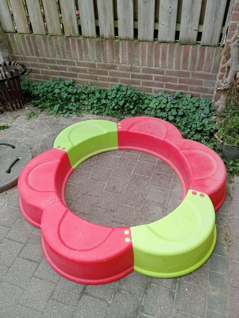 Leuke stevige zandbak incl hoes., Ophalen, Zo goed als nieuw