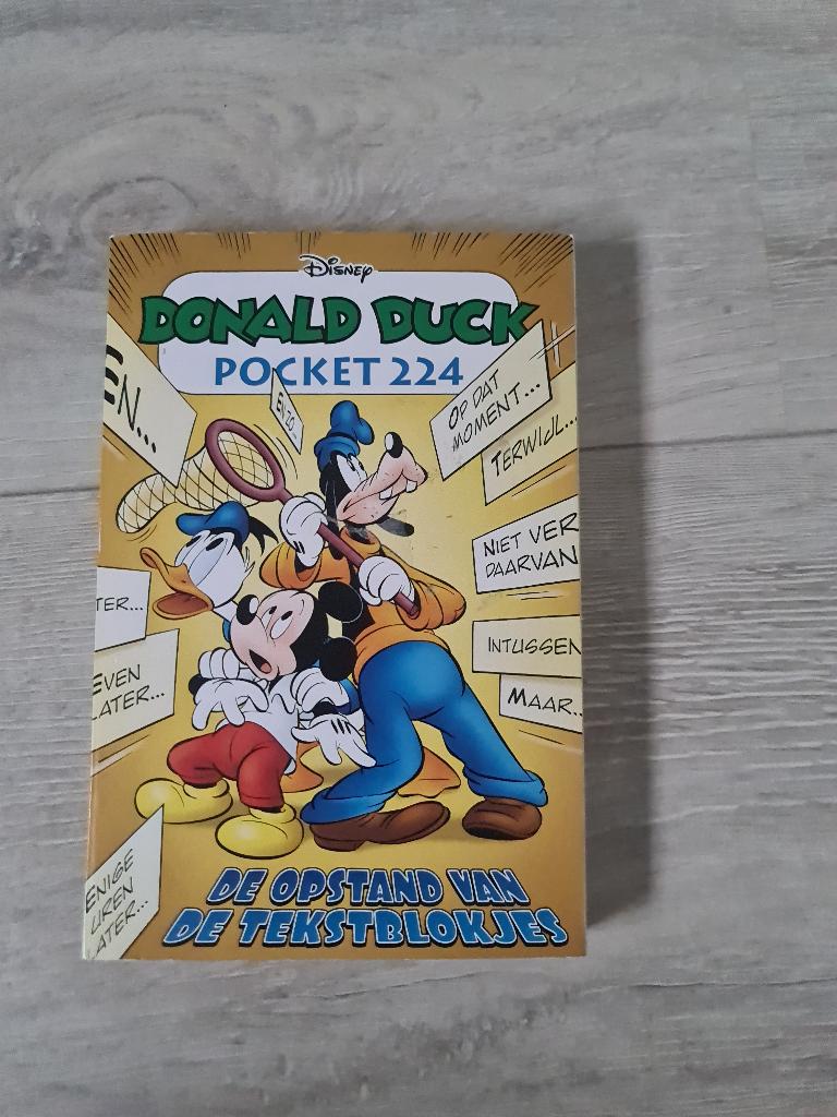 Pocket - Donald Duck - De opstand van de tekstblokjes - 224, Boeken, Strips | Comics, Eén comic, Amerika, Ophalen of Verzenden