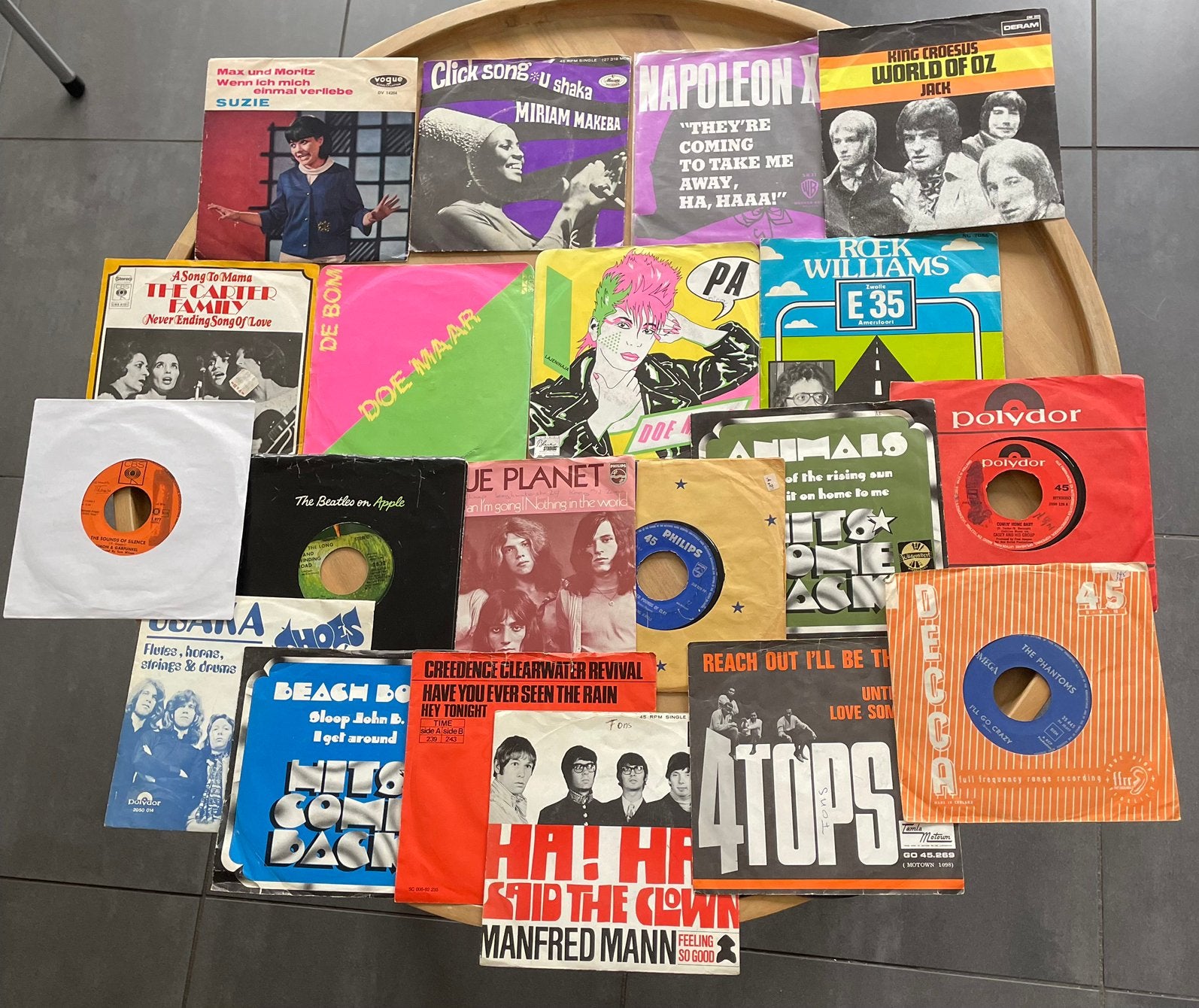 Partijtje singles jaren 60/70, Ophalen of Verzenden, Zo goed als nieuw
