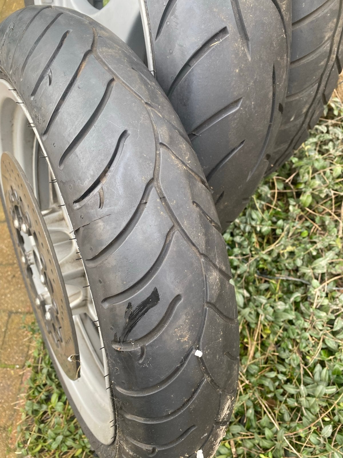 Gebruikte velgen afkomstig van een bmw r1100 en k1100, Ophalen, Gebruikt