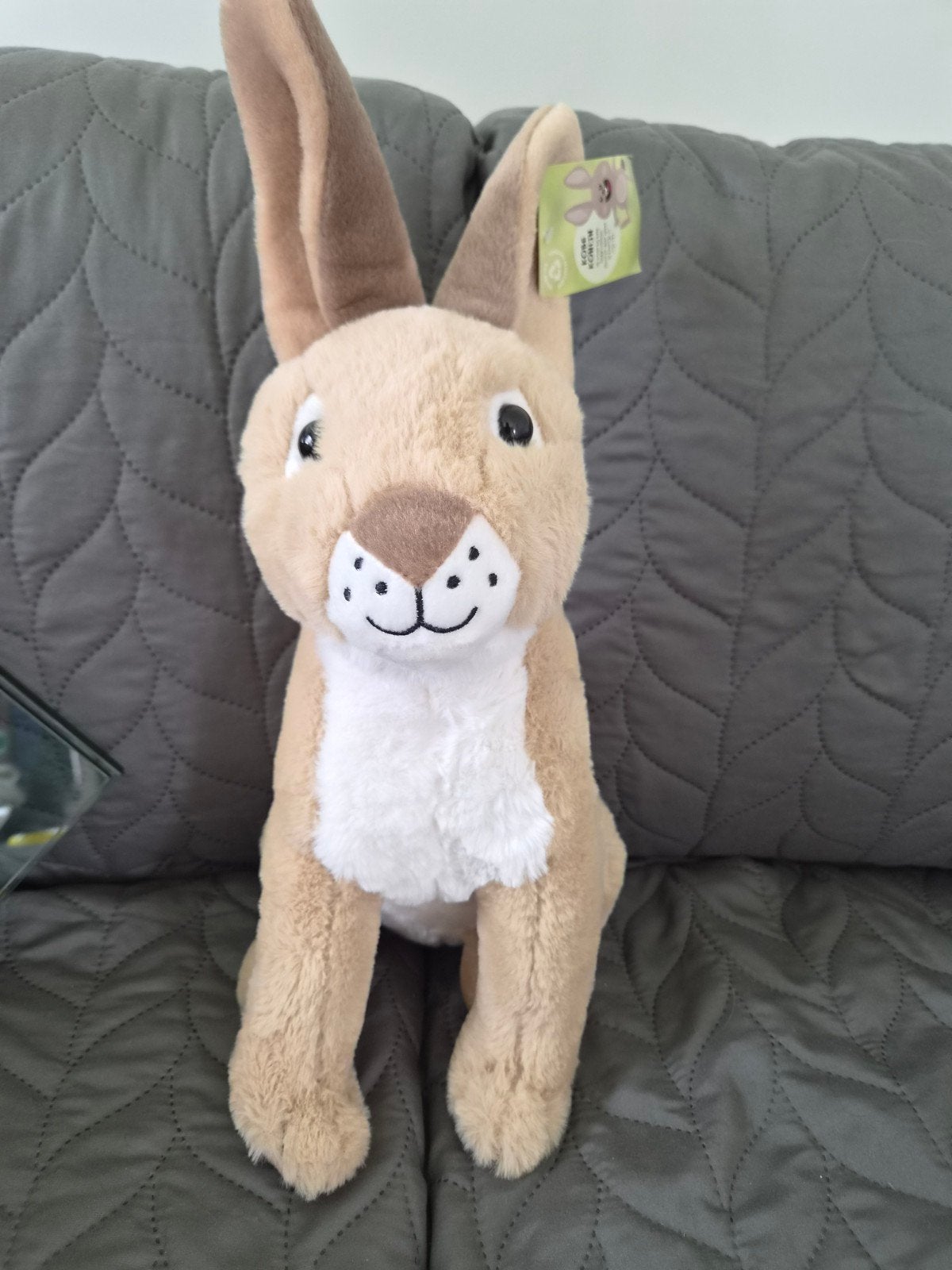 Nieuwe konijnenknuffel - 30 cm hoog, Ophalen of Verzenden, Met label, Middelgroot (20 tot 80 cm), Bruin