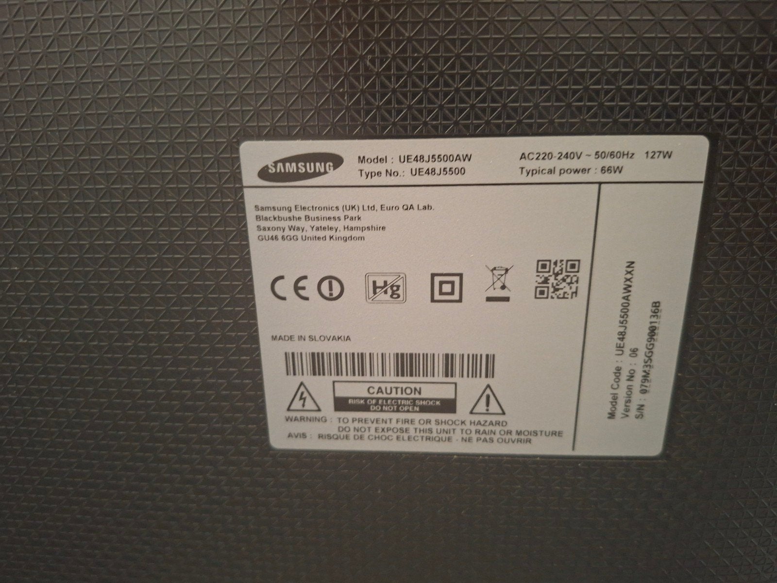 Samsung 48 inch Full HD Smart TV (UE48J5500), Ophalen, LED, 50 Hz, Zo goed als nieuw