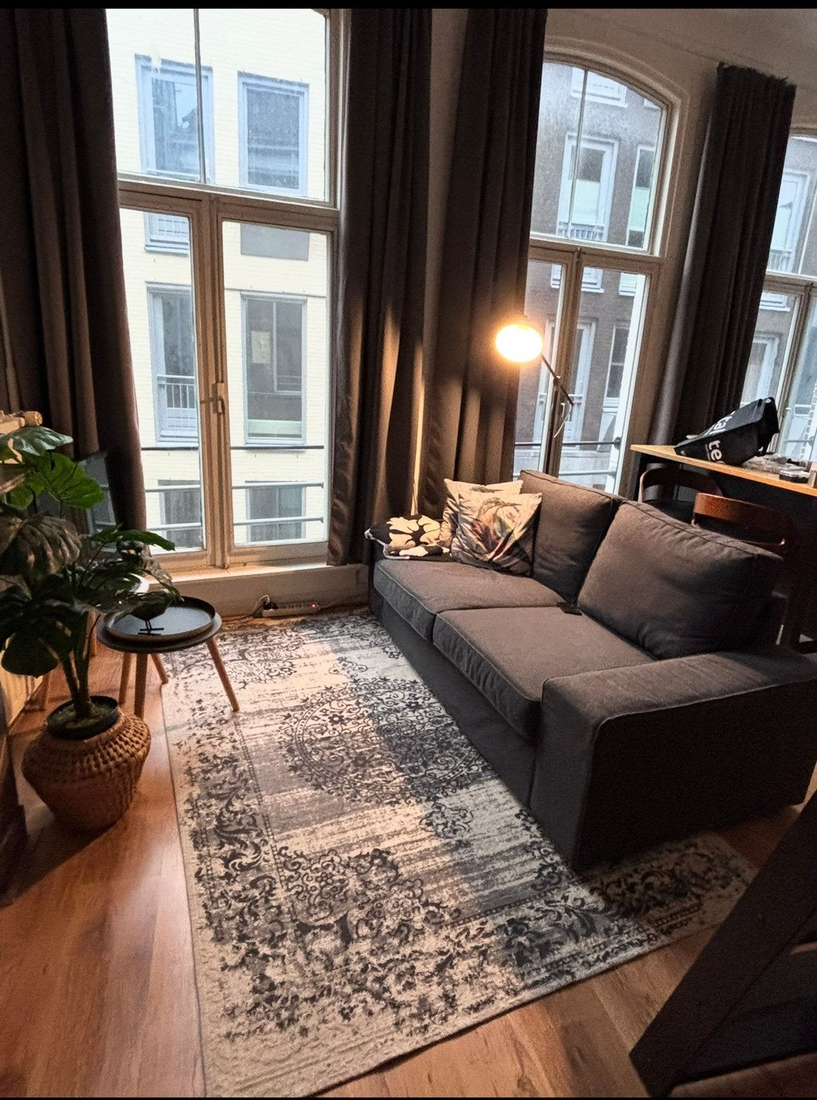 Tweepersoonsbank incl hocker Ikea Kivik, Huis en Inrichting, Ophalen, 150 tot 200 cm, Tweepersoons, 75 tot 100 cm