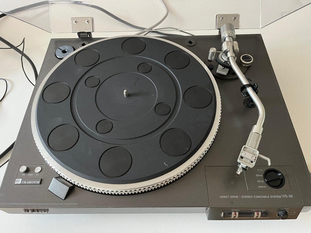 Sony vintage volautomatische platenspeler X6, Automatisch, Ophalen of Verzenden, Zo goed als nieuw, Platenspeler