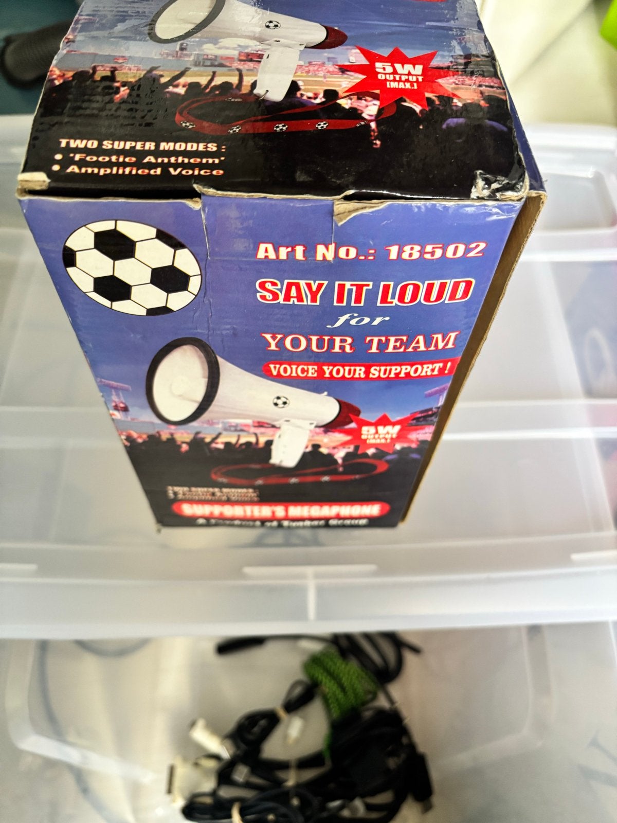 Voetbal Supporter Megaphone - Zeg het hardop voor je team!, Ophalen of Verzenden, Nieuw