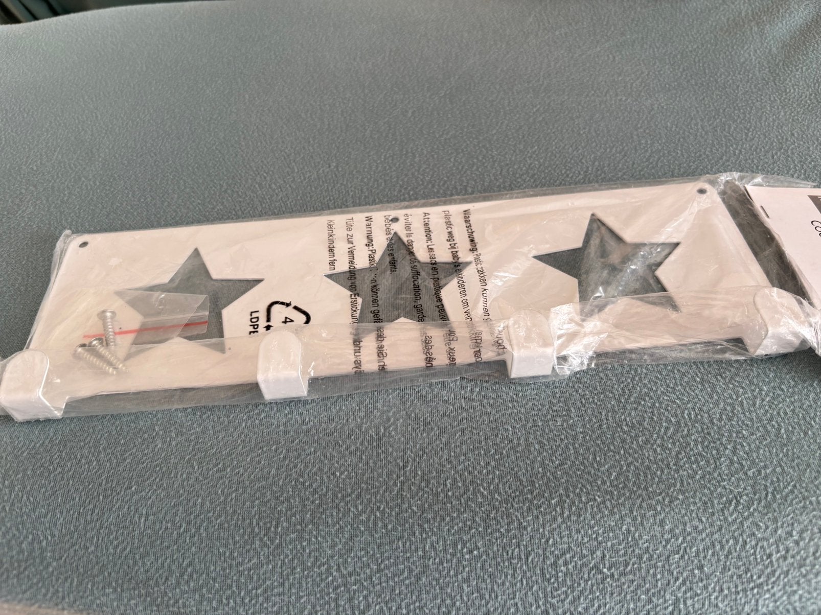 Hema Wandkapstok Kind - Nieuw in verpakking 30x10 cm, Wandkapstok, Nieuw, Ophalen of Verzenden, Minder dan 100 cm