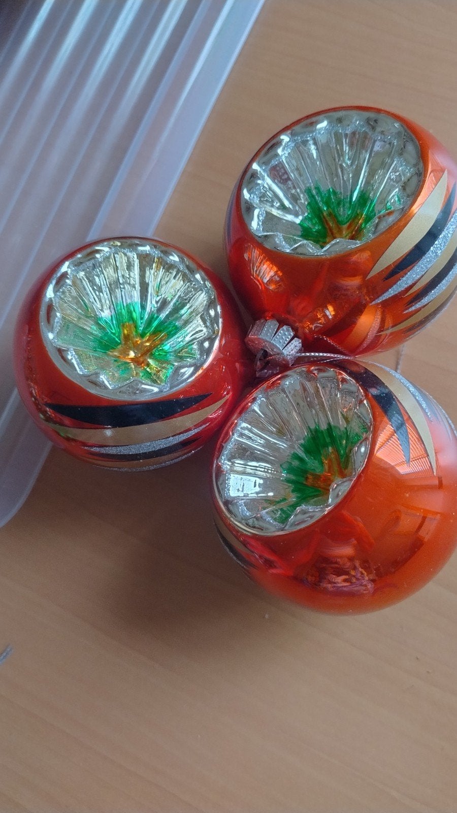 Drie prachtige kerstballen., Diversen, Ophalen of Verzenden