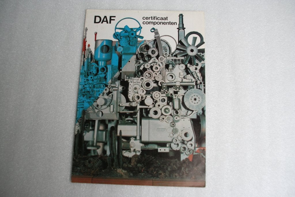 Folder Daf 'Çertificaat componenten' (1977) (17), Ophalen of Verzenden, Nieuw, Overige merken