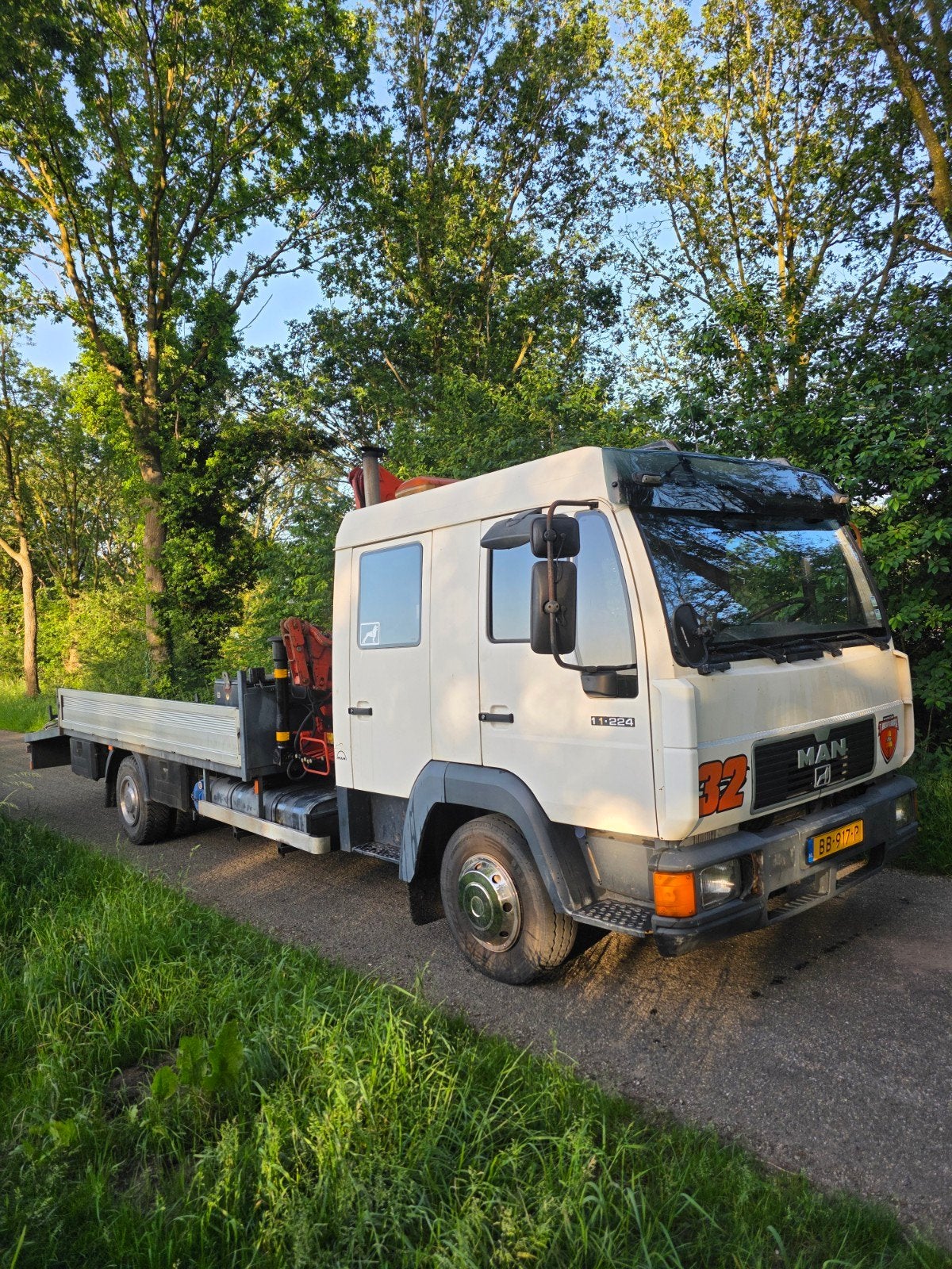 MAN 224PK  ,FASSI F75 KRAAN, Auto's, Particulier, Te koop