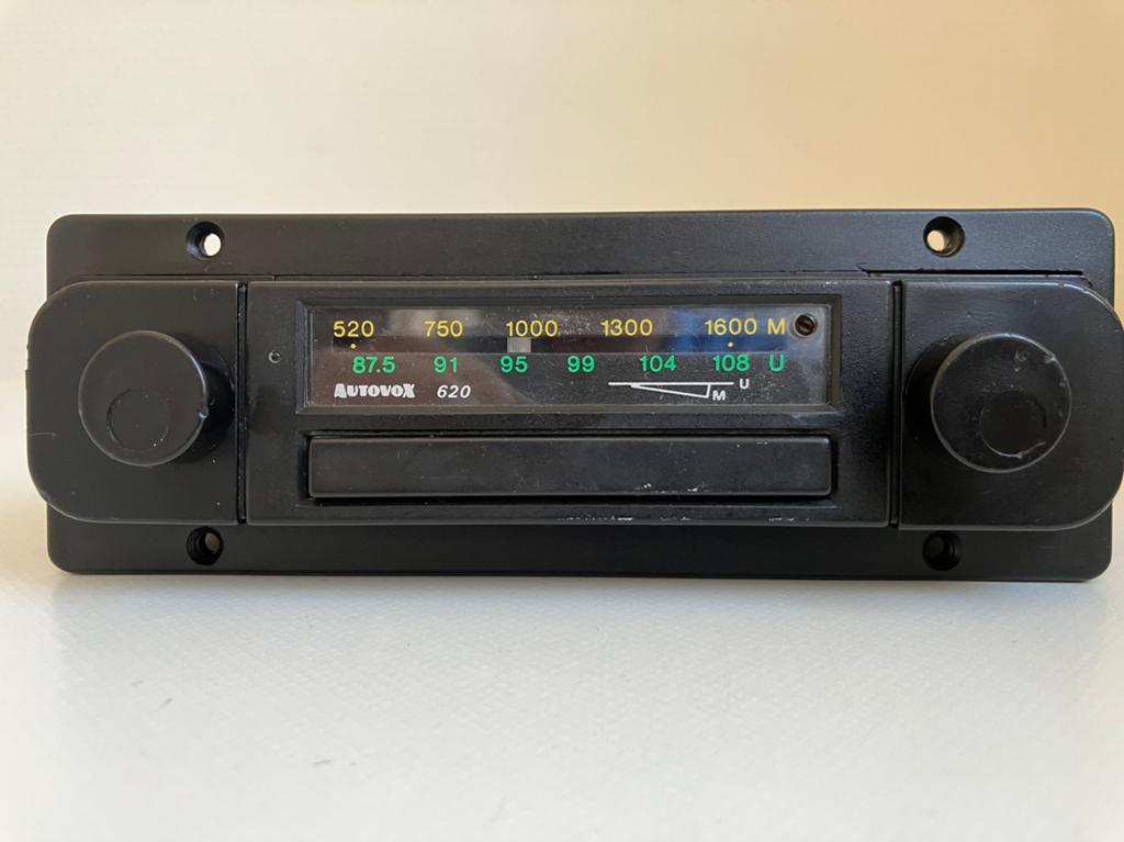 Autofox oldtimer radio (Fiat), Auto diversen, Autoradio's, Gebruikt, Ophalen of Verzenden