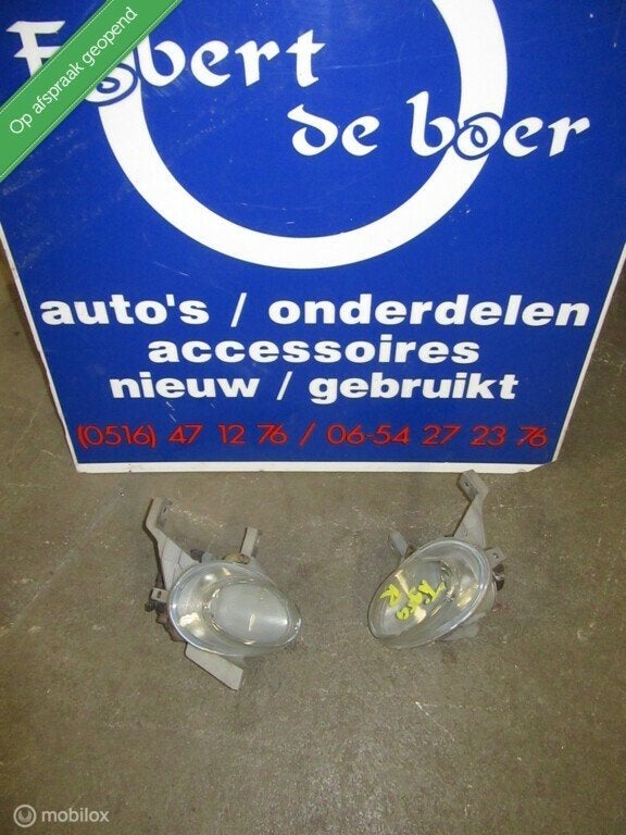 Verstralers in voorbumper Opel Tigra, bj '94 tm '00, Auto-onderdelen, Verlichting, Gebruikt, Opel, Ophalen of Verzenden, Opel