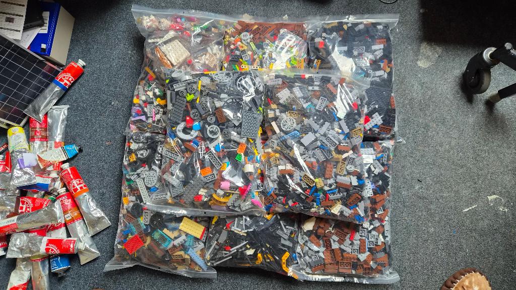 Lego compatible bouwsteentjes, Ophalen, Zo goed als nieuw, Overige merken