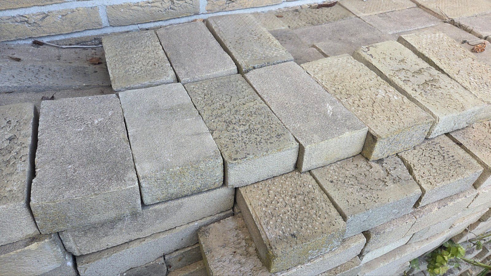 3-4 m3 gebakken stenen 5x10x21 cm, Tuin en Terras, Tegels en Klinkers, Ophalen, Beton, Klinkers