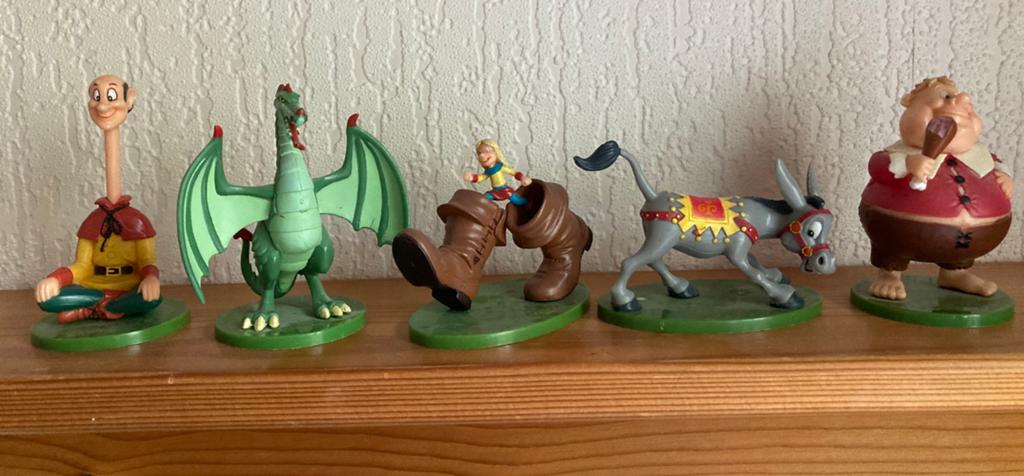 Efteling figuurtjes 5 stuks, Verzamelen, Ophalen of Verzenden, Zo goed als nieuw, Beeldje of Poppetje
