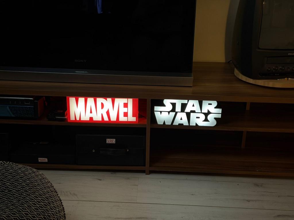 Lightboxen (Marvel & Star Wars), Ophalen of Verzenden, Zo goed als nieuw, Minder dan 50 cm