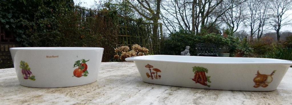 Blue Band Royal Sphinx Oven schaal Ovenschalen, Ophalen of Verzenden