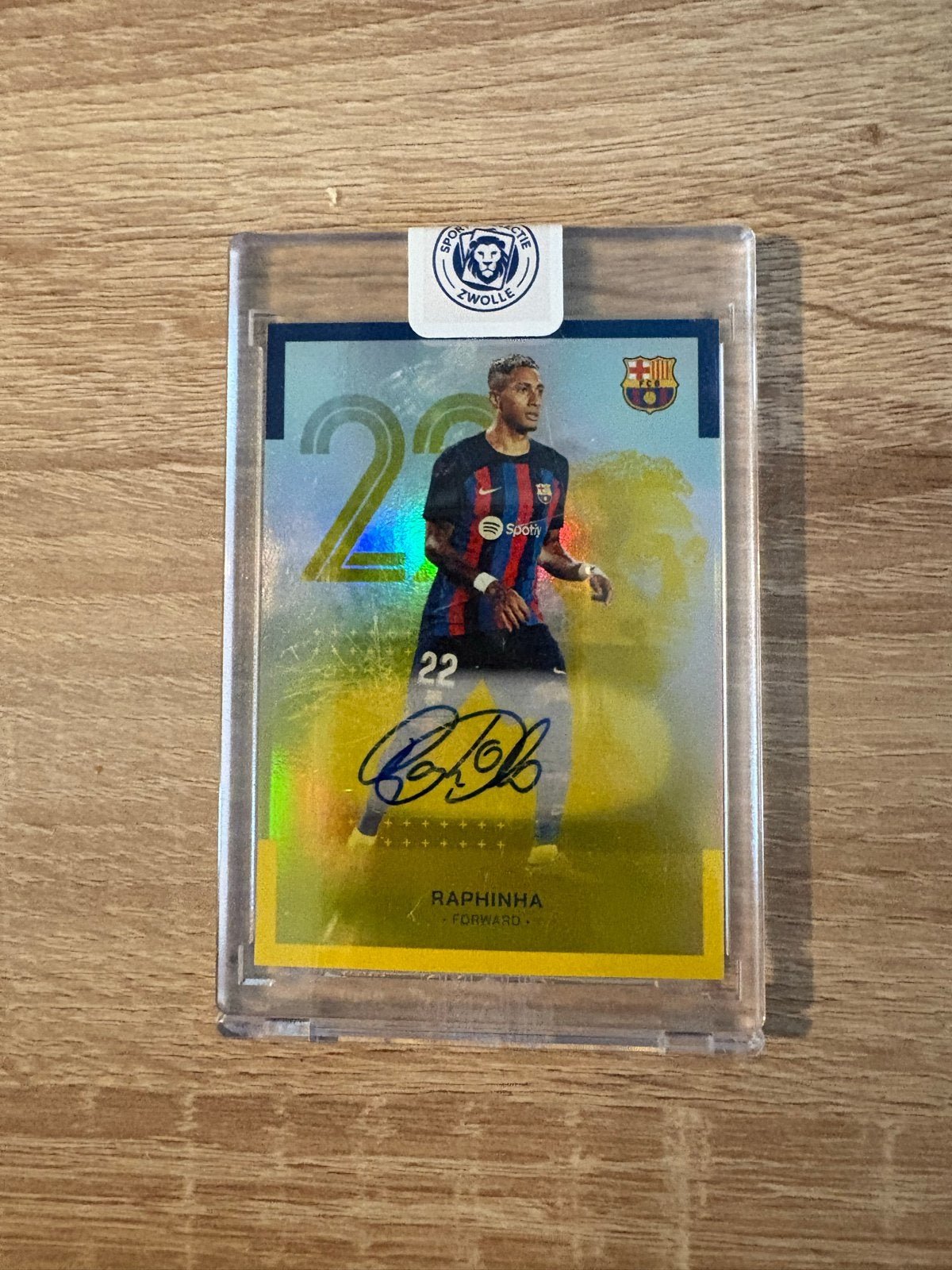Raphinha topps autograph card FC Barcelona 2022/23, Verzamelen, Ophalen of Verzenden, Zo goed als nieuw, Buitenlandse clubs, Spelerskaart