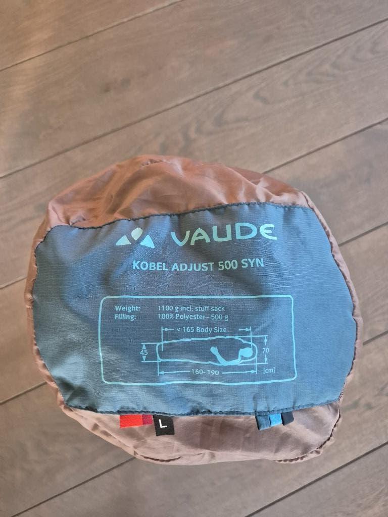 Vaude Kobel Adjust 500 SYN Slaapzak Kind, Ophalen, Gebruikt