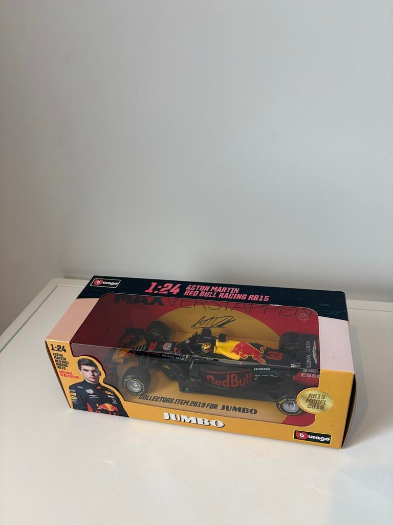Burago Max Verstappen Red Bull RB15 2019 Jumbo 1:24, Ophalen of Verzenden, Nieuw, Auto, Overige merken