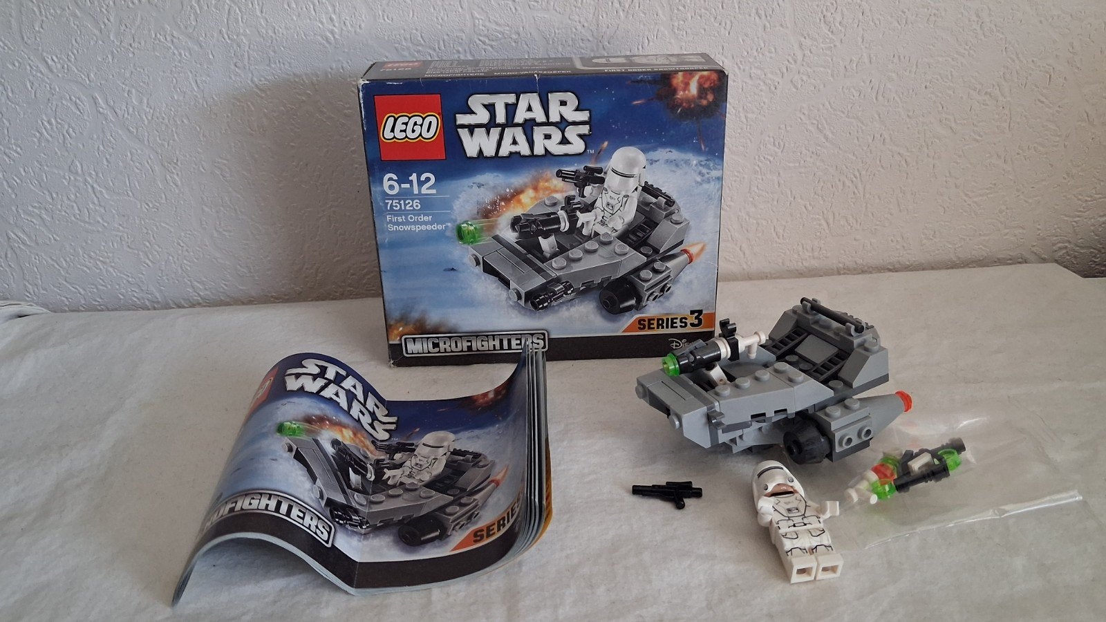 LEGO Star Wars First Order Snowspeeder 75126 Microfighters, Kinderen en Baby's, Speelgoed | Duplo en Lego, Gebruikt, Star Wars