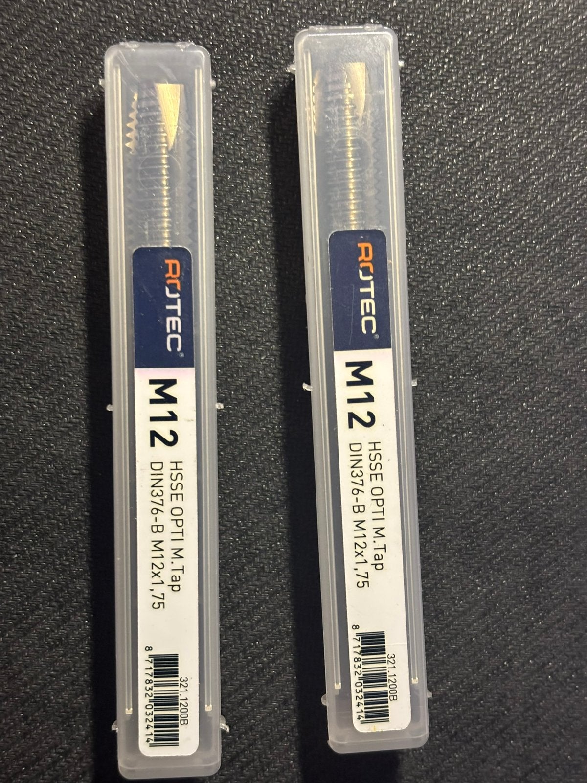 2stuks M12 Rotec HSS-E OPTI machinetap, Ophalen of Verzenden, Nieuw