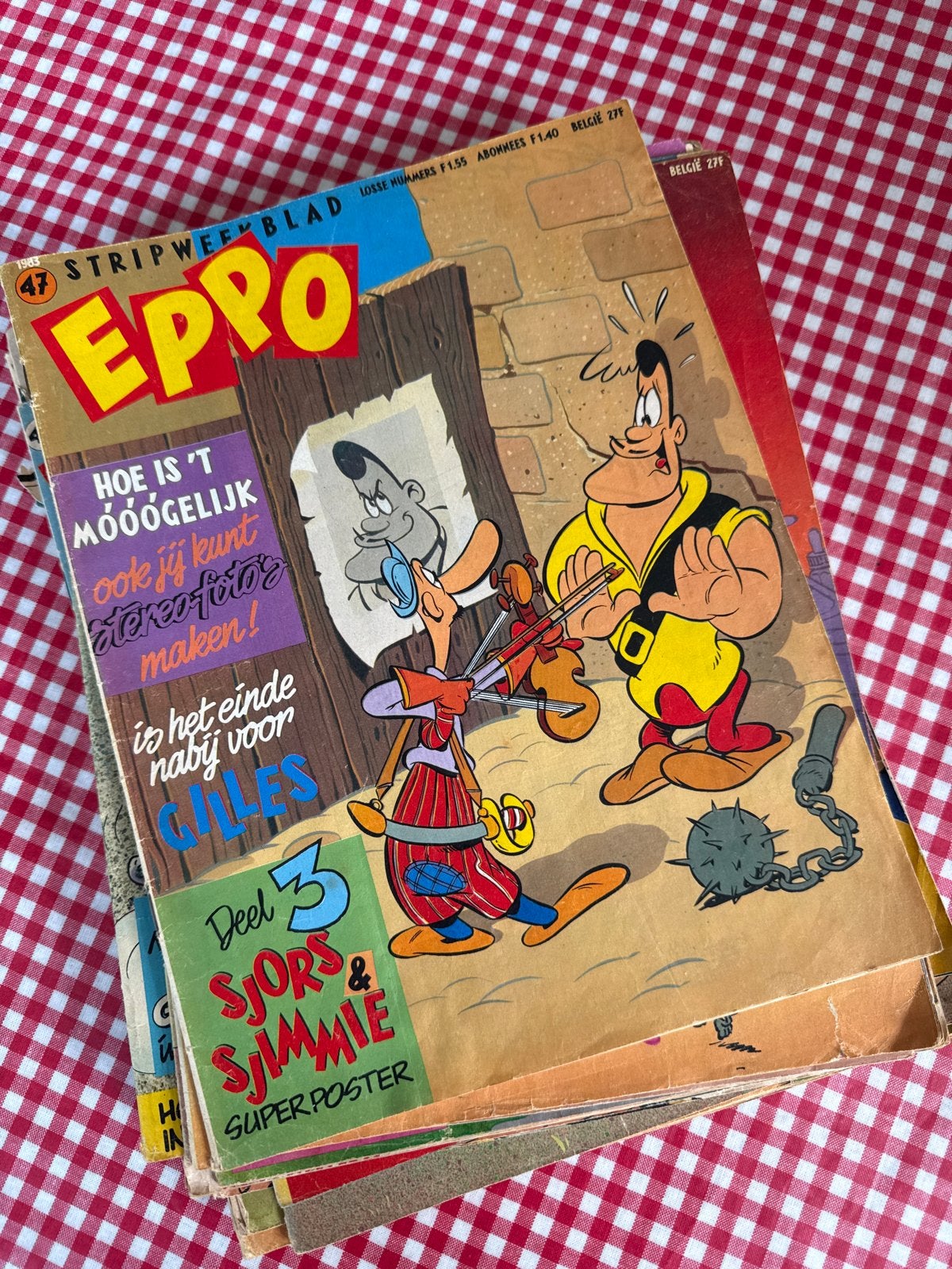 Eppo Stripweekblad  ca 15 stuks - uit 1983, Eén stripboek, Ophalen, Gelezen