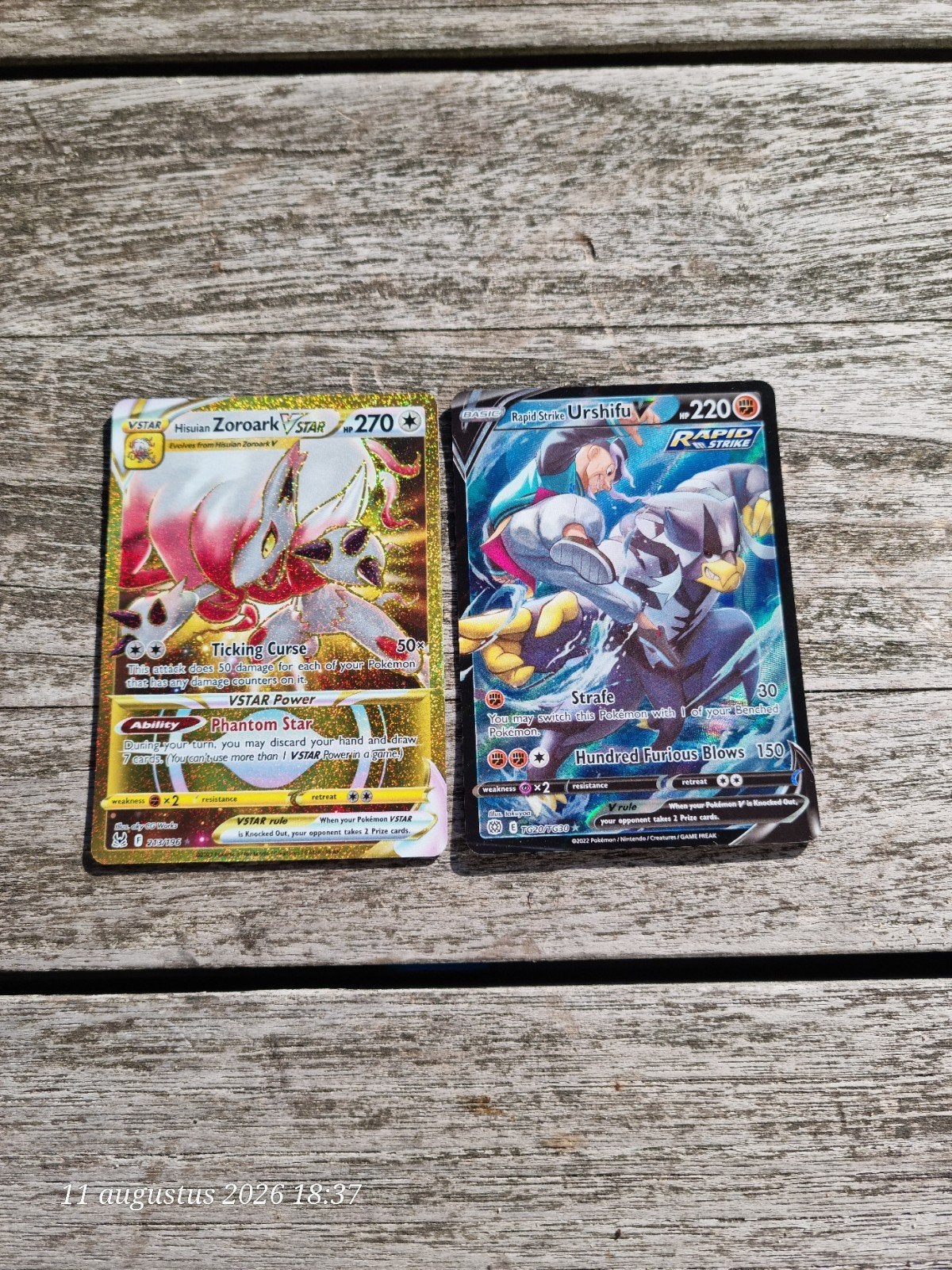 2 mooie Pokémon kaarten, Ophalen of Verzenden, Zo goed als nieuw, Meerdere kaarten
