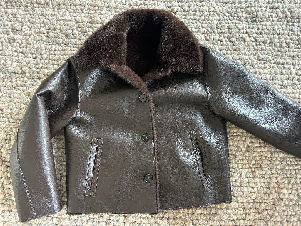 Geweldige reversible ZARA jas nieuwstaat maat S, Maat 38/40 (M), Bruin, Zara, Ophalen of Verzenden