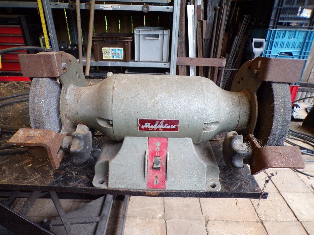 Matchless werkbank slijpmachine, Ophalen, Gebruikt, Minder dan 700 watt, Werkbankslijpmachine