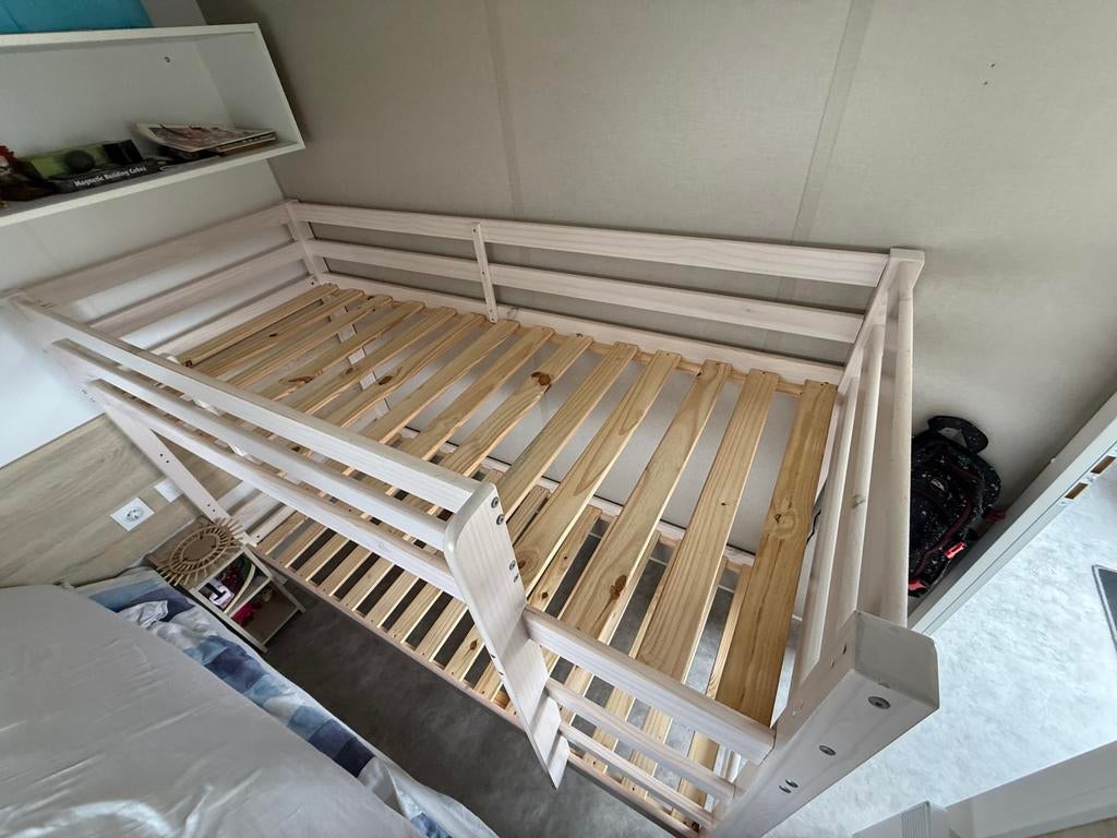 Ikea stapelbed 190x80, Ophalen, 90 cm, Eenpersoons, Zo goed als nieuw