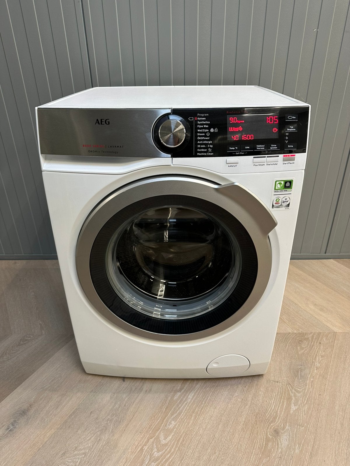 Aeg8000Series 9kg A+++ 1600 rpm Inclusief Garantie&Bezorging, Witgoed en Apparatuur, Ophalen, Minder dan 85 cm, Q, Voorlader