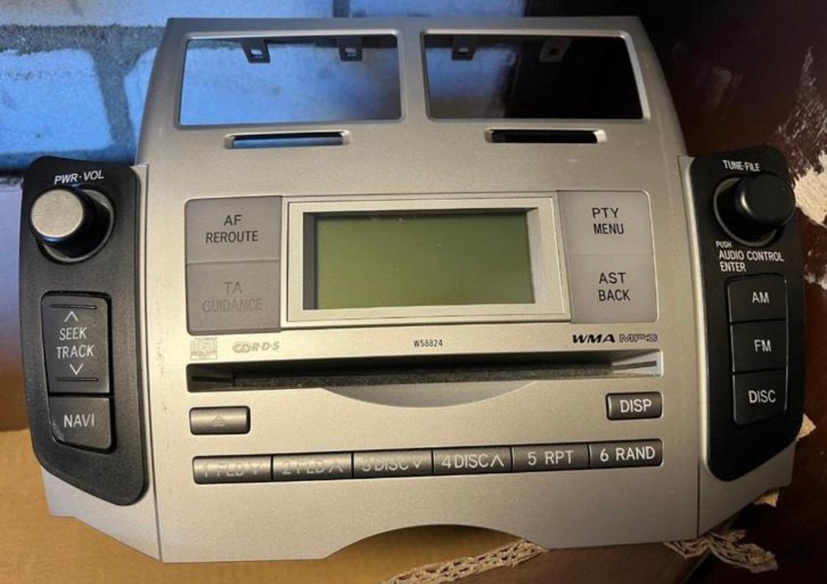 Toyota Yaris RAV4 Radio CD Speler W53824 autoradio wma mp3, Auto diversen, Autoradio's, Ophalen, Zo goed als nieuw