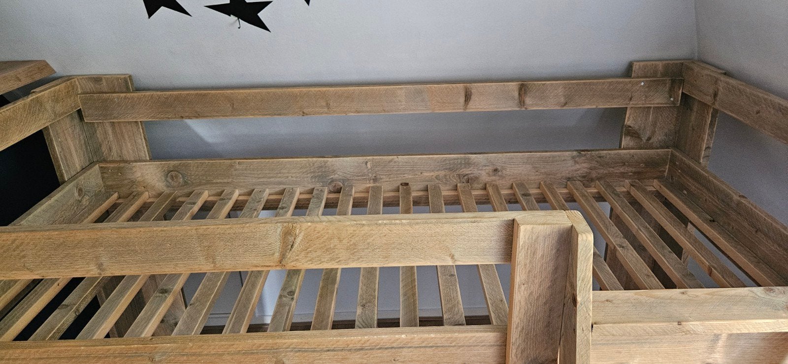 Mooie robuuste steigerhouten hoogslaper., Kinderen en Baby's, Kinderkamer | Stapelbedden en Hoogslapers, Ophalen, Gebruikt, Hoogslaper