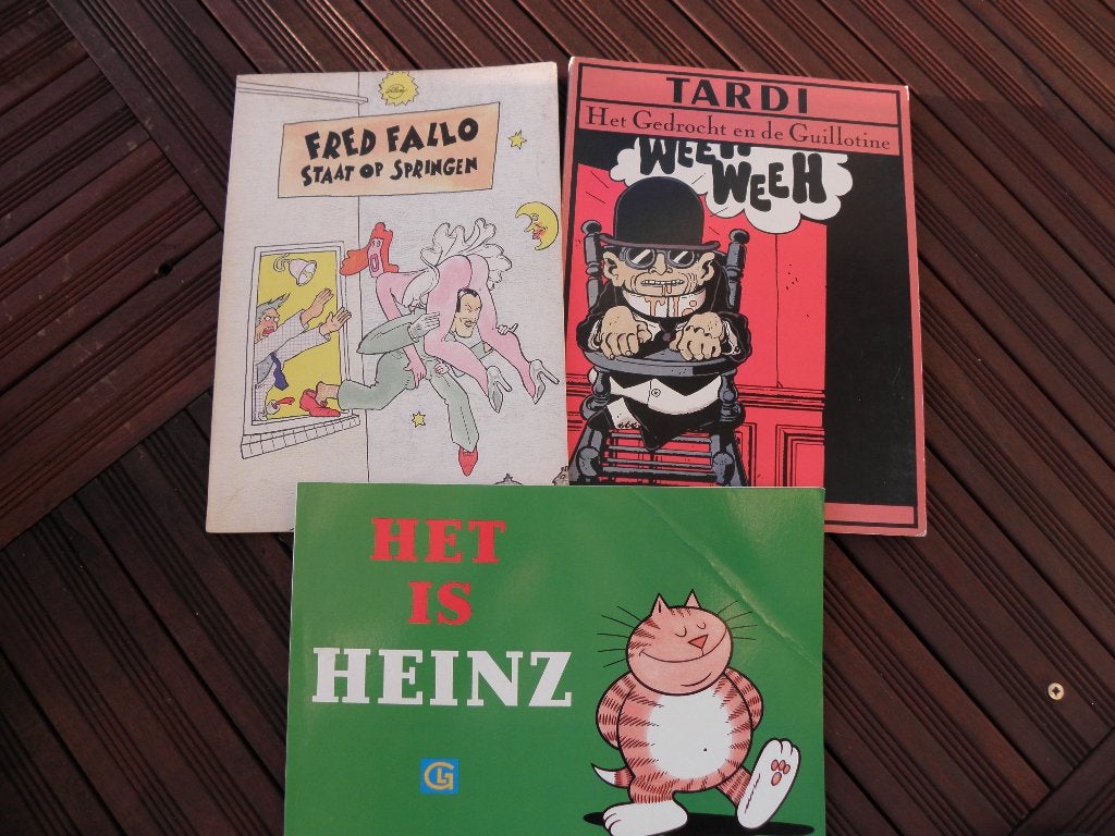 3 Humor Stripboeken, Ophalen of Verzenden, Gelezen, Cartoons