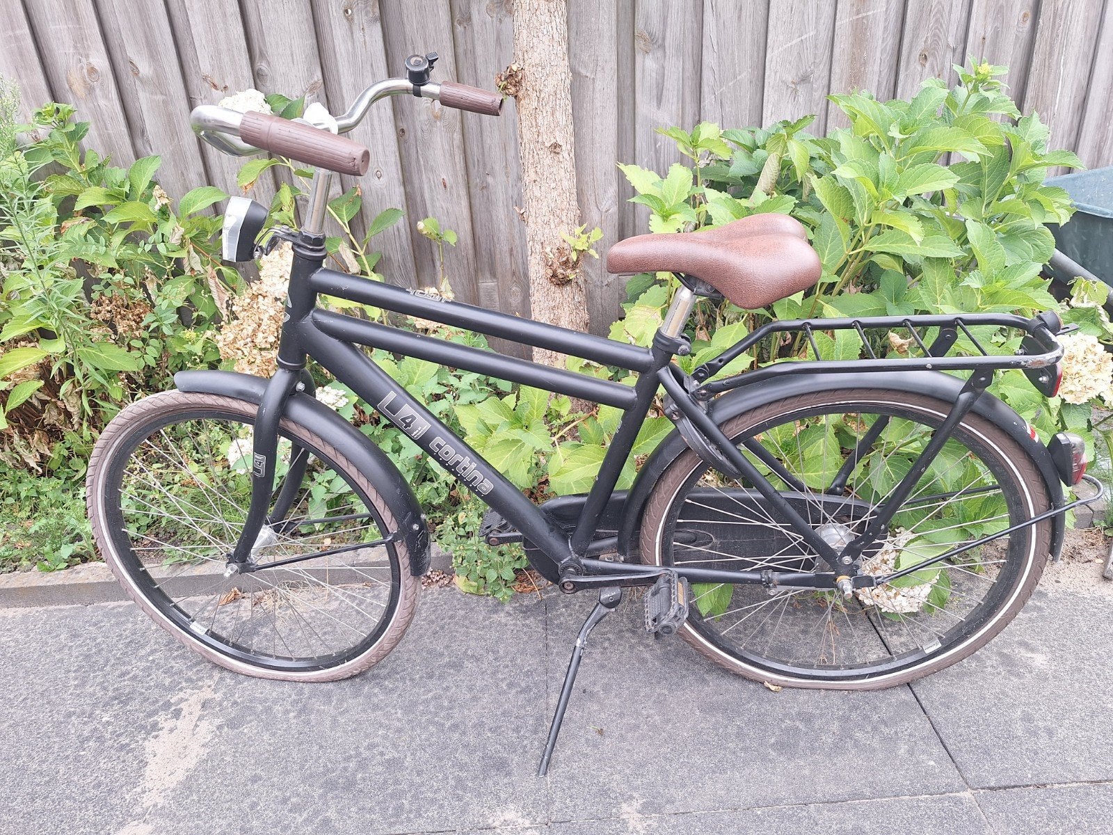 Cortina L4 jongens fiets , 24 inch- Zwart, Overige merken, (Extra) lage instap, Velgrem, Ophalen of Verzenden
