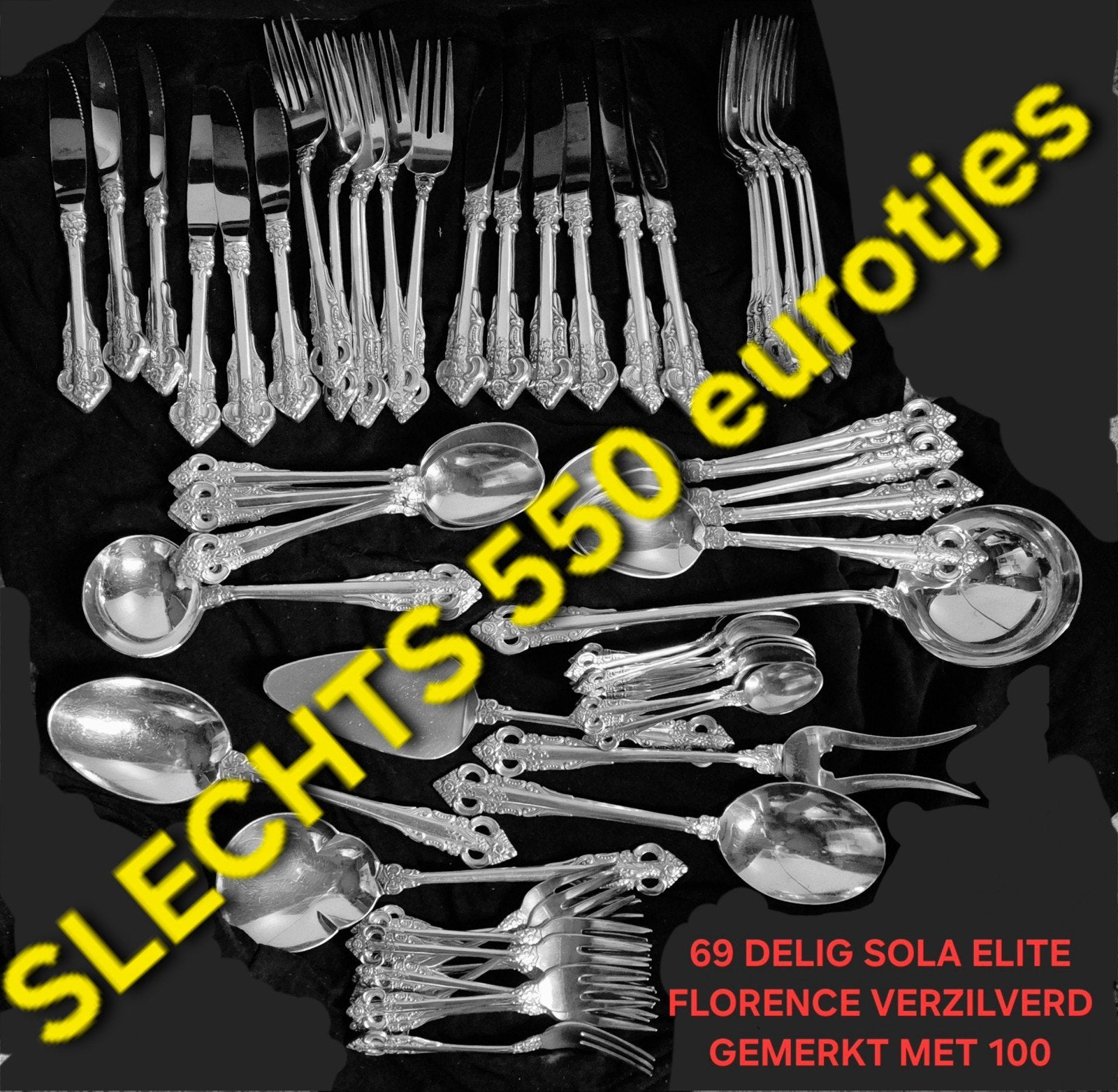 Foto 12 van Sola elite florence bestek 102 - 50 delig en VERZILVERD!!