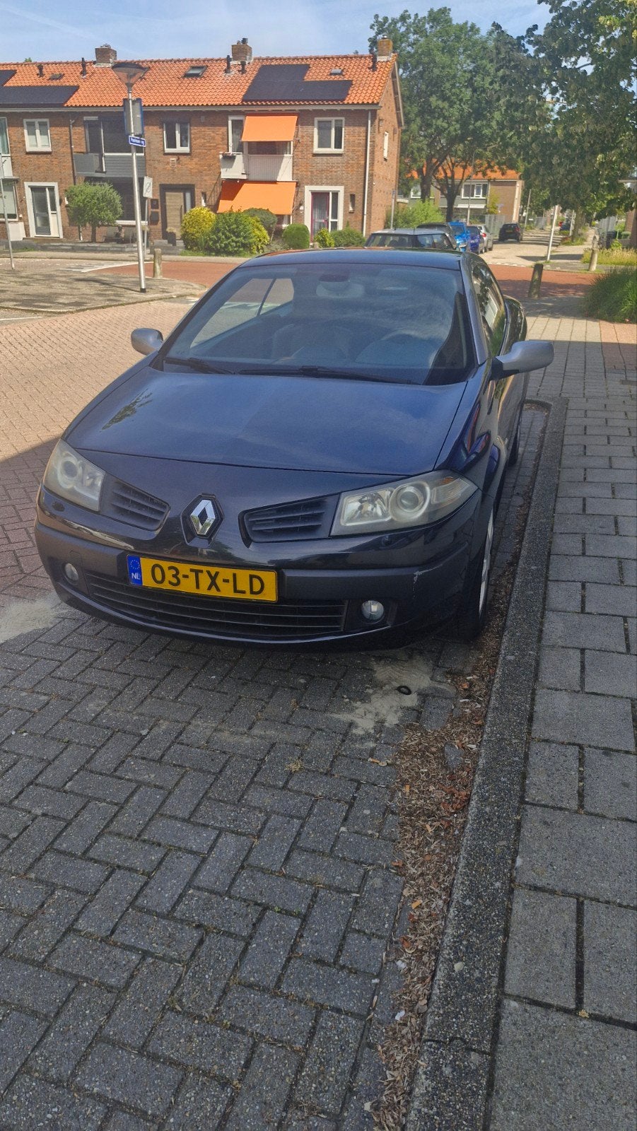 Renault Mégane 2.0 16V Cabrio Euro4 2007 Zwart, Auto's, Renault, Voorwielaandrijving, 1998 cc, 4 cilinders, Cabriolet
