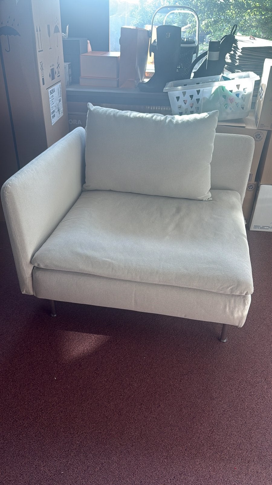 2 x hoekbankje ikea per stuk, Ophalen, Gebruikt, Tweepersoons, 75 tot 100 cm