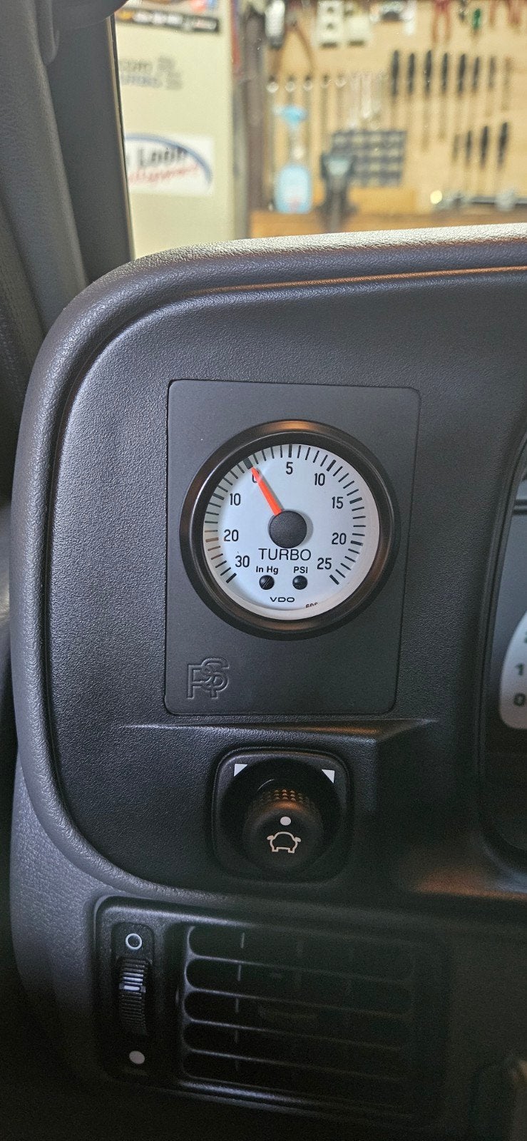 VDO Turbodruk meter met witte wijzerplaat, Auto-onderdelen, Ophalen of Verzenden, Gebruikt